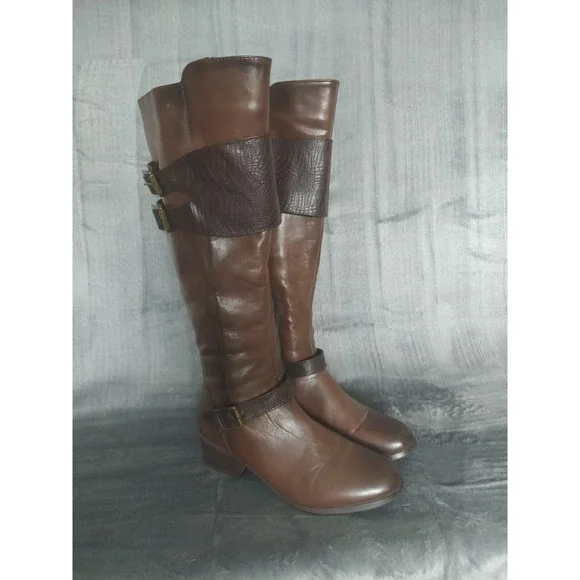 Corkeys Wyatt Tennley Buckle Boot Riding Boot Brown Size 8 - Picture 2 of 16